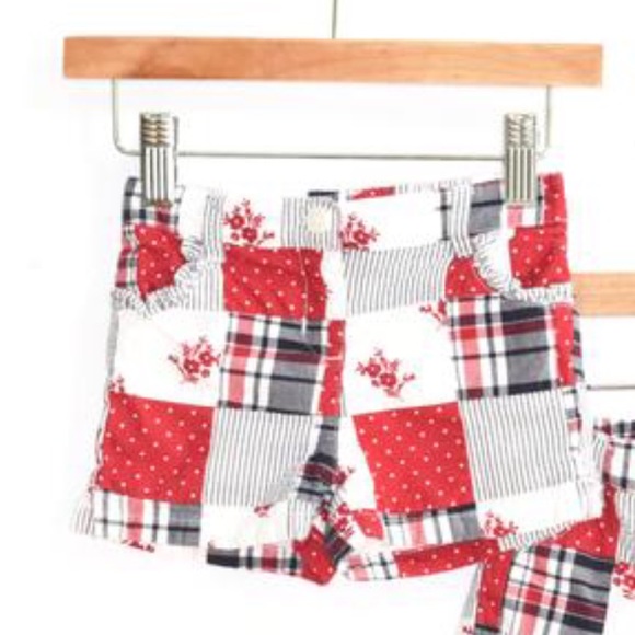 Janie and Jack Other - SOLD ❌Janie & Jack patchwork & plaid shorts